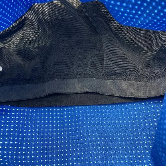 Nike Tank Top Women's Sz M Royal Blue Activewear V Neck DriFit Sleeveless Jersey - Picture 9 of 11